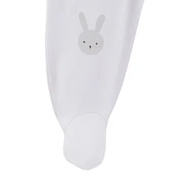 Prématuré|Vêtements Naissance*P'tit bisou Lot 2 leggings Lapin Câlin de Gris