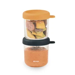 Pots*Béaba Lot 2 Portions Verre 250 ml de Blue/Honey