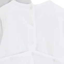 Pyjamas|Vêtements Naissance*P'tit bisou Lot 2 pyjamas velours Lapin Câlin 0 mois de Blanc