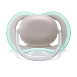 Sucettes*Philips AVENT Lot 2 sucettes ultra air 18 mois + de Gris/Bleu