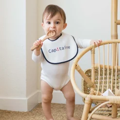 Bavoirs*Trois Kilos Sept Lot de 7 Bavoirs de Capitaine Bisous