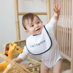 Bavoirs*Trois Kilos Sept Lot de 7 Bavoirs de Capitaine Bisous