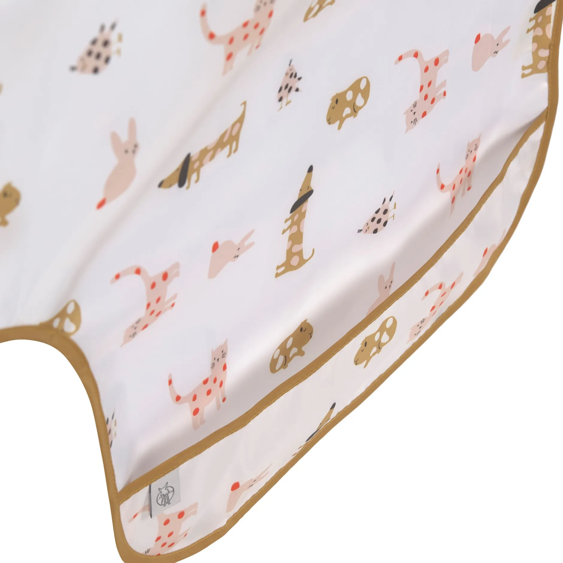 Bavoirs*Lässig Lot de 2 bavoirs manches longues avec poche de Little Mateys Orange épicée