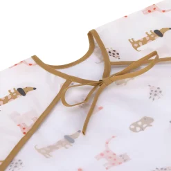 Bavoirs*Lässig Lot de 2 bavoirs manches longues avec poche de Little Mateys Orange épicée