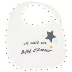 Bavoirs*Trois Kilos Sept Lot de 7 bavoirs naissance de Baby love garçon