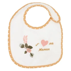 Bavoirs*Trois Kilos Sept Lot de 7 bavoirs naissance de Baby love fille