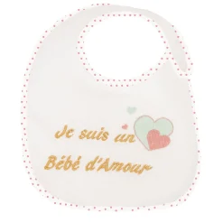 Bavoirs*Trois Kilos Sept Lot de 7 bavoirs naissance de Baby love fille