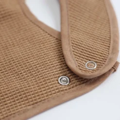 Bavoirs*Trois Kilos Sept Lot de 6 bavoirs nid d'abeille de Beige