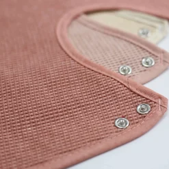 Bavoirs*Trois Kilos Sept Lot de 6 bavoirs nid d'abeille de Rose