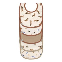 Bavoirs*Lässig Lot de 5 Bavoirs éponge de Little Mateys Royal Bleu