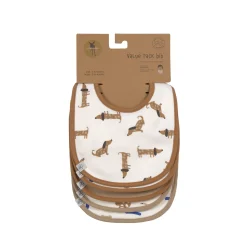 Bavoirs*Lässig Lot de 5 Bavoirs éponge de Little Mateys Royal Bleu