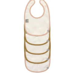 Bavoirs*Lässig Lot de 5 Bavoirs éponge de Little Mateys orange épicée