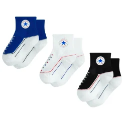 Chaussettes, Chaussons|Chaussettes, Collants, Chaussons*Converse Lot de 3 Chaussettes tricolore 12-24 mois de Bleu