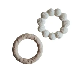 Anneaux De Dentition*Natruba Lot de 2 jouets de dentition de Ocean & Shell