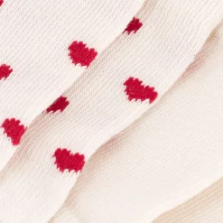Chaussettes, Chaussons|Chaussettes, Collants, Chaussons*Petit Bateau Lot de 2 paires de chaussettes cœurs en jersey de coton bébé de