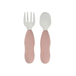 Couverts*Béaba Lot de 2 pré-couverts inox de Barbe à papa