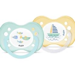 Sucettes*Dodie Lot de 2 sucettes Anatomiques 6 mois + de Aléatoire