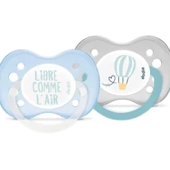 Sucettes*Dodie Lot de 2 sucettes Anatomiques 6 mois + de Aléatoire