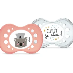 Sucettes*Dodie Lot de 2 sucettes Anatomiques 6 mois + de Aléatoire