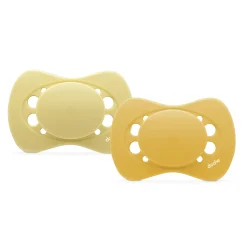 Sucettes*Dodie Lot de 2 Sucettes Anatomique Éco-Conçues 0-6 mois de Jaune