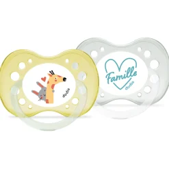 Sucettes*Dodie Lot de 2 Sucettes Anatomiques 18 mois + de Aléatoire