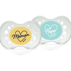 Sucettes*Dodie Lot de 2 Sucettes Anatomiques 18 mois + de Aléatoire