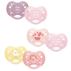 Sucettes*Dodie Lot de 2 sucettes Anatomiques 18 mois + de Aléatoire