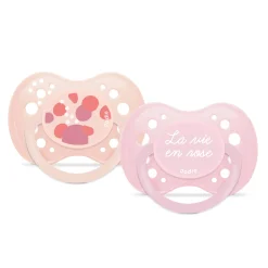 Sucettes*Dodie Lot de 2 sucettes Anatomiques 18 mois + de Aléatoire