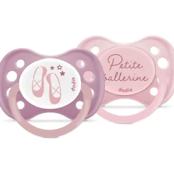 Sucettes*Dodie Lot de 2 sucettes Anatomiques 6 mois + de Aléatoire