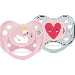 Sucettes*Dodie Lot de 2 sucettes Anatomiques 6 mois + de Aléatoire
