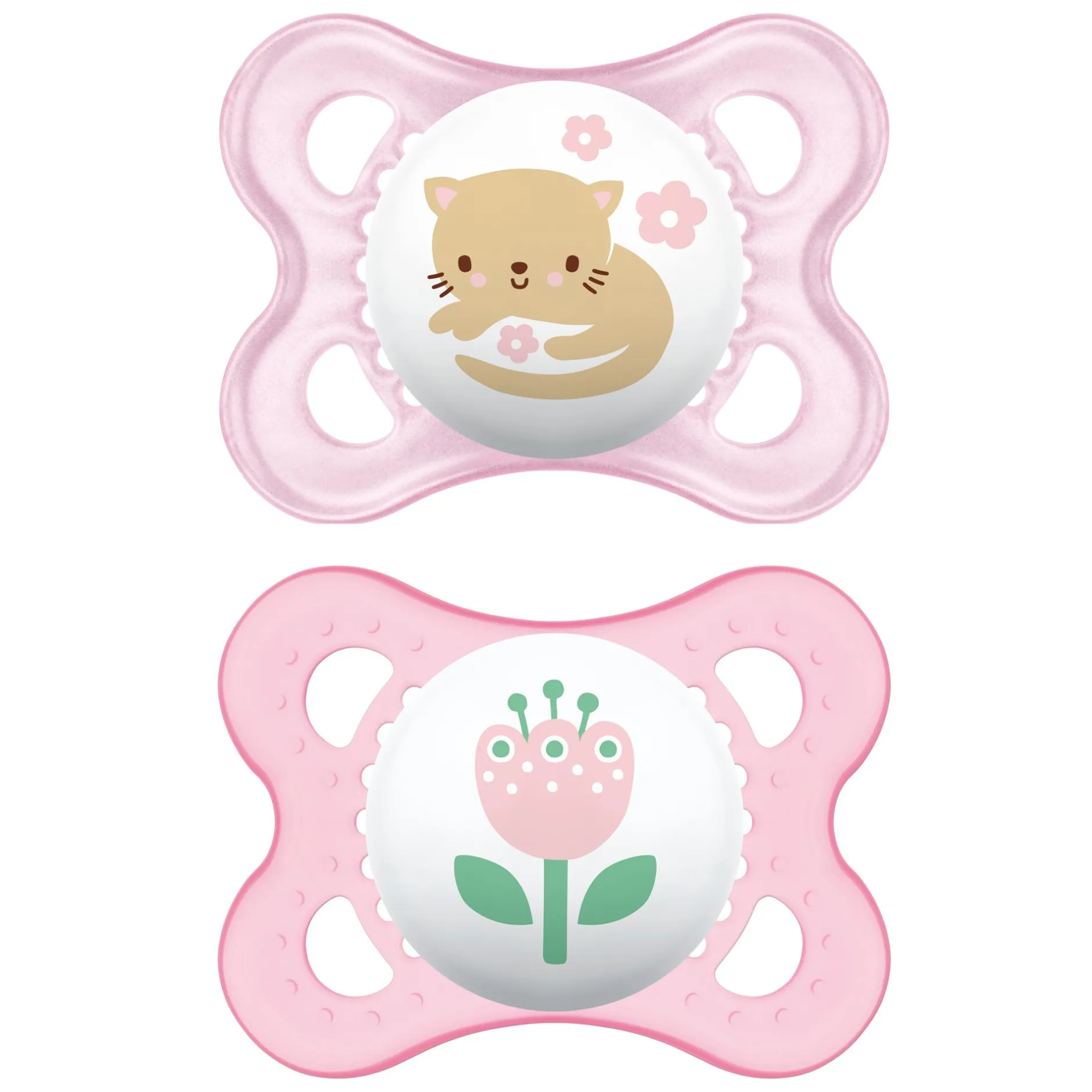 Sucettes*Mam Lot de 2 sucettes animaux de Aléatoire