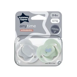 Sucettes*Tommee Tippee Lot de 2 sucettes Classique 0-6 mois de Aléatoire