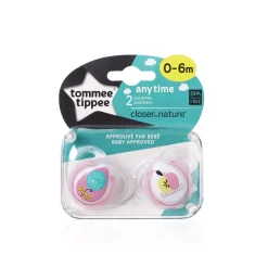 Sucettes*Tommee Tippee Lot de 2 sucettes Classique 0-6 mois de Aléatoire