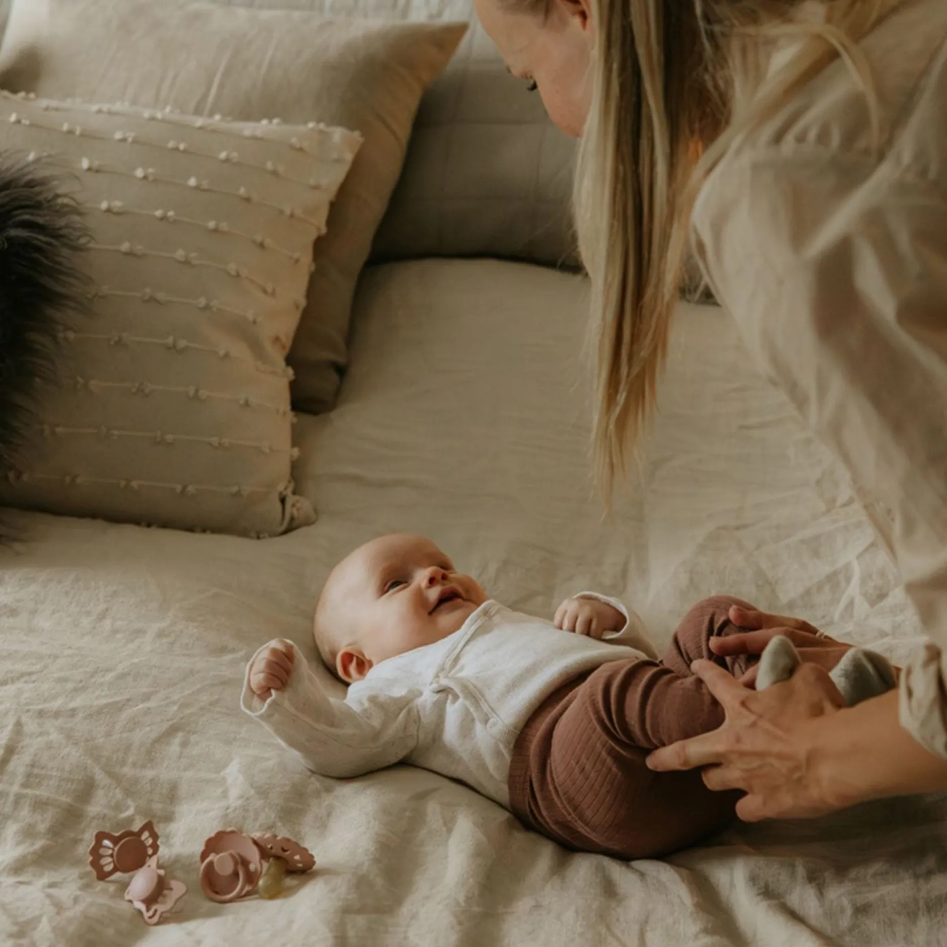 Sucettes*Frigg Lot de 4 Sucettes First de Blush