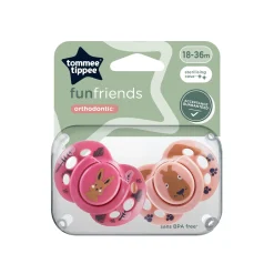 Sucettes*Tommee Tippee Lot de 2 sucettes Fun 18-36 mois de Aléatoire