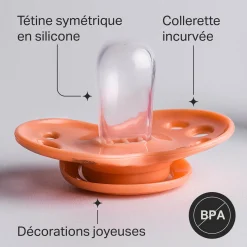 Sucettes*Tommee Tippee Lot de 2 sucettes Fun 18-36 mois de Aléatoire