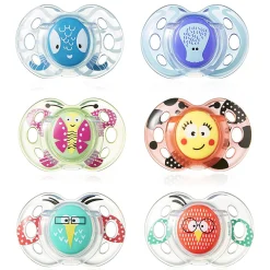 Sucettes*Tommee Tippee Lot de 2 sucettes Fun 6-18 mois de Aléatoire