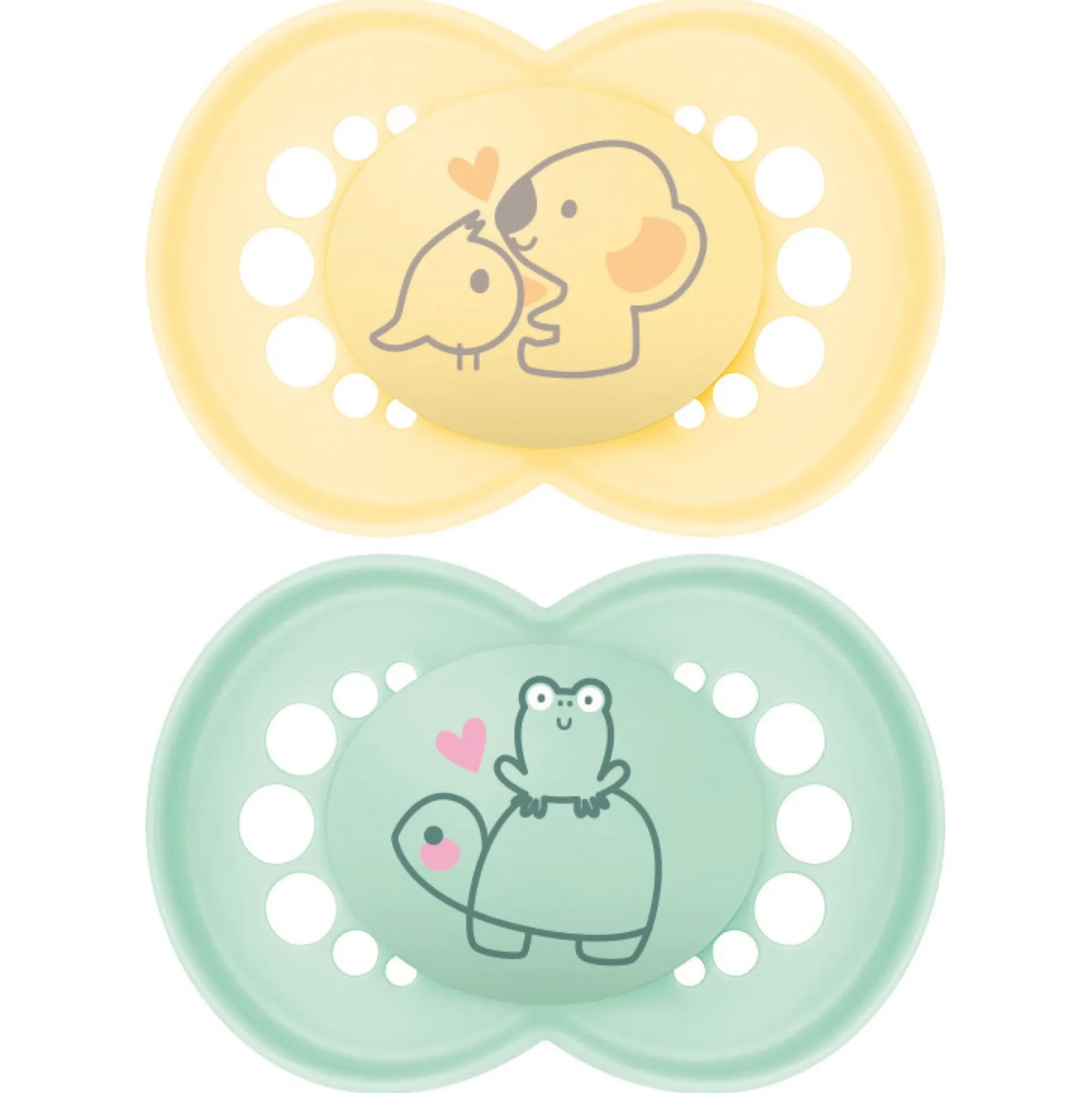 Sucettes*Mam Lot de 2 Sucettes Original 18 mois + de Nature Aléatoire