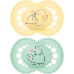 Sucettes*Mam Lot de 2 sucettes Original Nature Aléatoire 6 mois + de