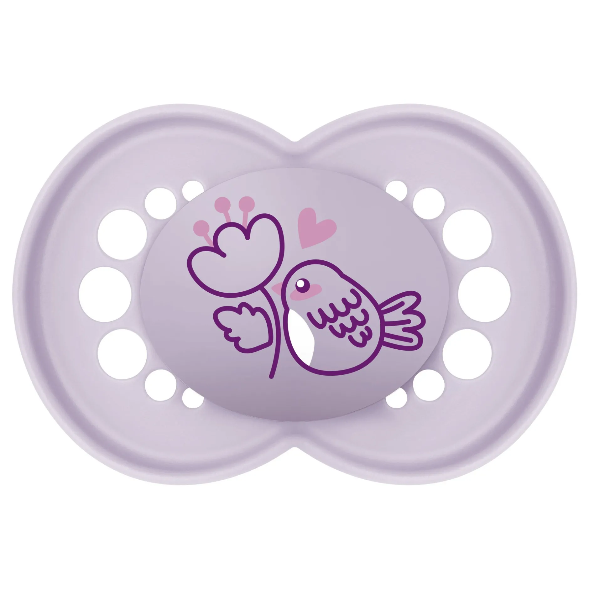 Sucettes*Mam Lot de 2 sucettes Original Nature Aléatoire 6 mois + de