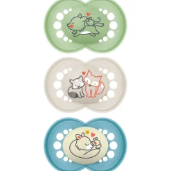 Sucettes*Mam Lot de 3 Sucettes Original 18 mois + de Bleu Aléatoire