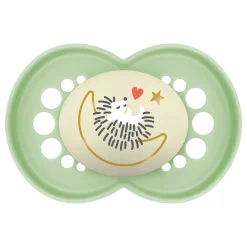 Sucettes*Mam Lot de 2 sucettes Original Nuit Aléatoire 18 mois + de