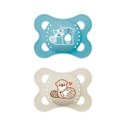 Sucettes*Mam Lot de 2 sucettes Original Nature Aléatoire 2 - 6 mois de