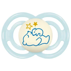 Biberons Pp (Polypropylène)*Mam Lot de 2 sucettes Perfect Nuit 6m+ Aléatoire de Duo Animaux