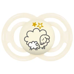 Biberons Pp (Polypropylène)*Mam Lot de 2 sucettes Perfect Nuit 6m+ Aléatoire de Duo Animaux