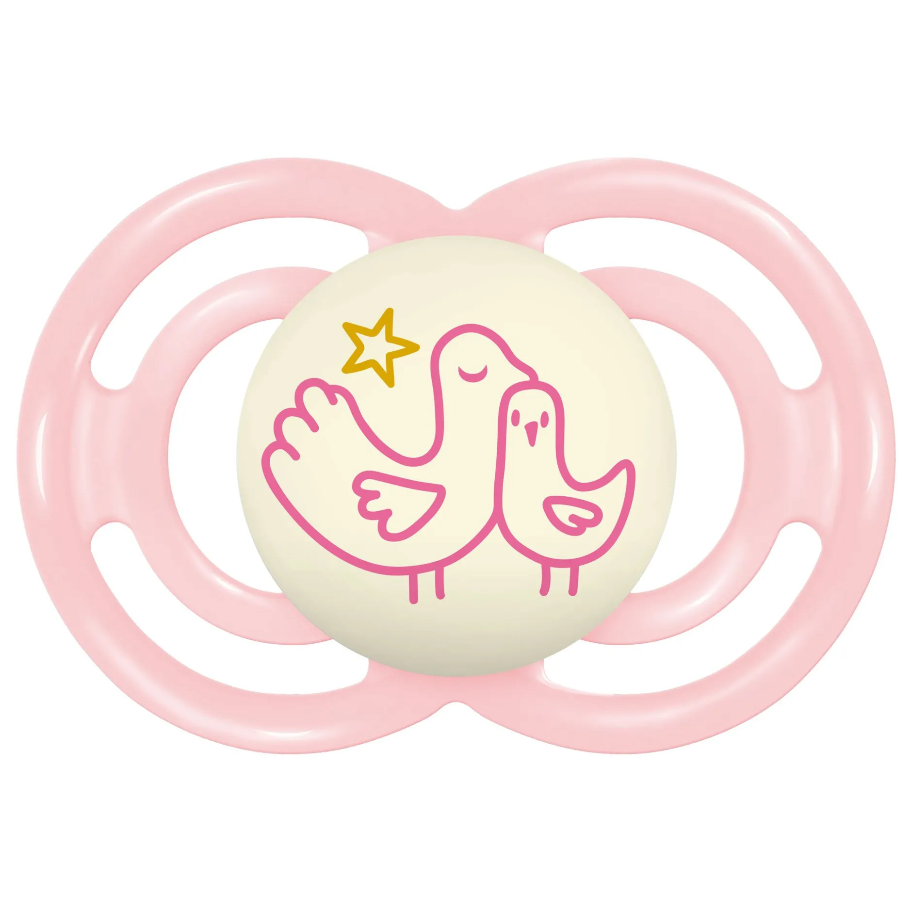 Biberons Pp (Polypropylène)*Mam Lot de 2 sucettes Perfect Nuit 6m+ Aléatoire de Duo Animaux