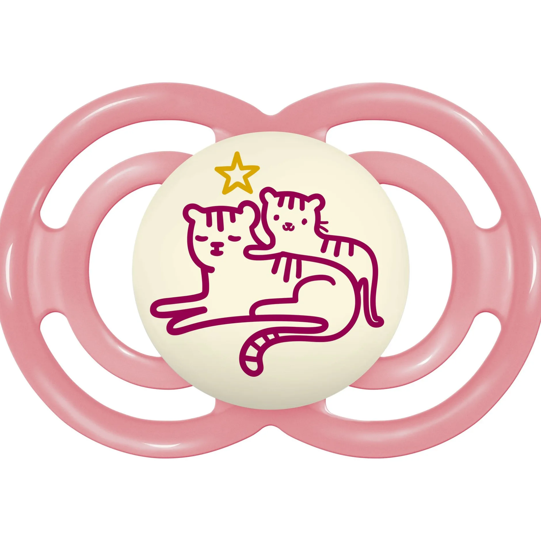 Sucettes*Mam Lot de 2 Sucettes Perfect Nuit 18M+ de Animaux Aléatoire