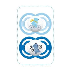 Sucettes*Mam Lot de 2 sucettes Perfect silicone 18m+ de Aléatoire