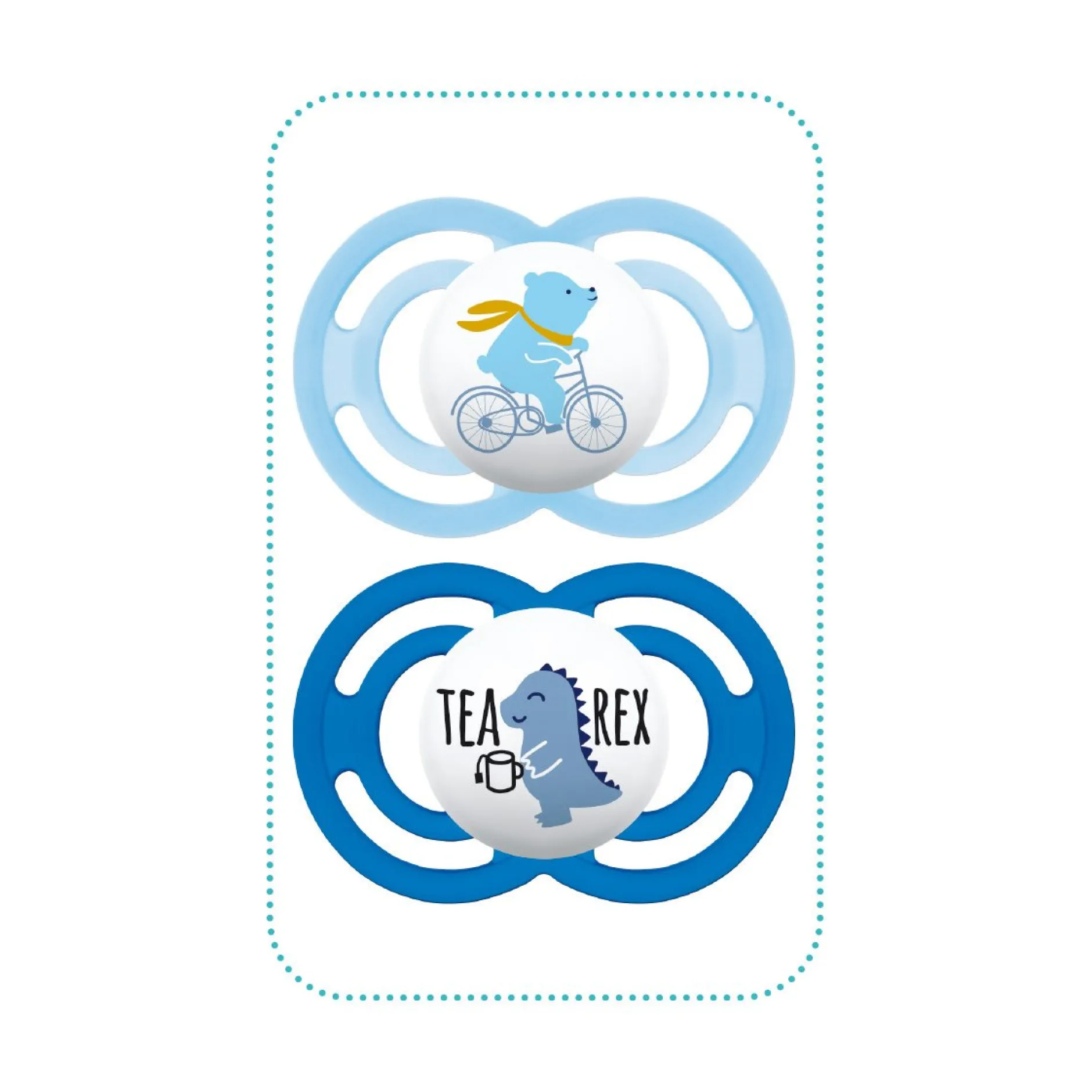 Sucettes*Mam Lot de 2 sucettes Perfect silicone 18m+ de Aléatoire