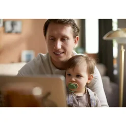 Sucettes*Philips AVENT Lot de 2 sucettes Ultra Air 6 - 18 mois de Vert / Gris